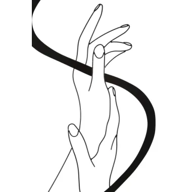 PANEL ŻELAZNY HANDS 60X1X90 cm